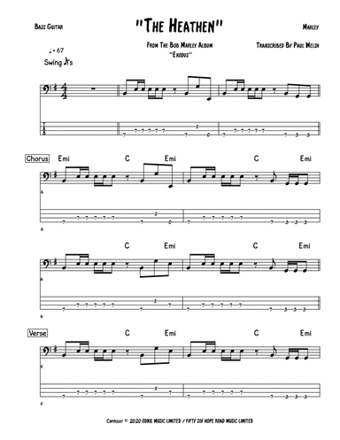 Heathen (arr. Accubass)