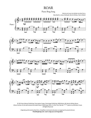 Roar (arr. Jared Johnson)