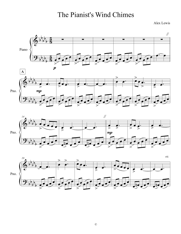 The Pianist's Windchimes