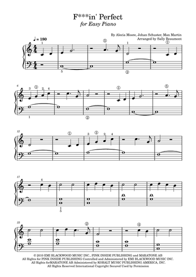 F***in' Perfect (arr. Sally Beaumont)