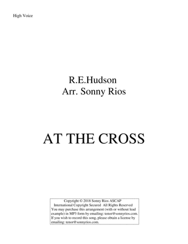 AT THE CROSS (arr. Sonny Rios)