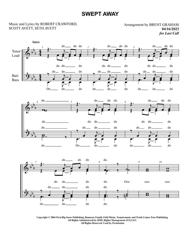 Swept Away (arr. Brent Graham)