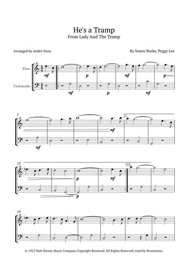 He's A Tramp (arr. André Nusa)