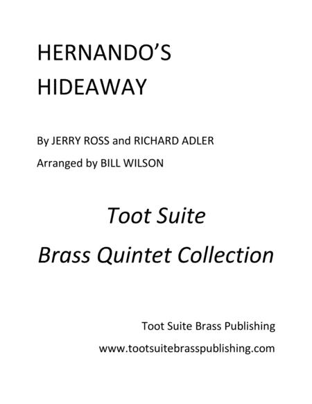 Hernando's Hideaway (arr. Bill Wilson)