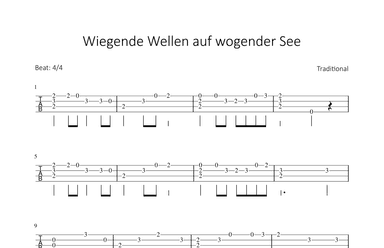 Wiegende Wellen auf wogender See (arr. Bettina Schipp)