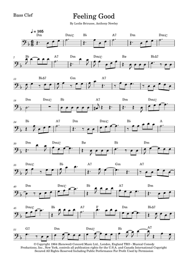 Feeling Good (arr. Fabio Eduardo de Oliveira)