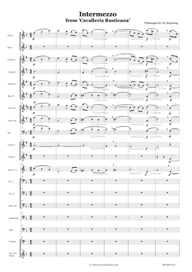Intermezzo from ‘Cavalleria Rusticana’ (arr. Mark Armstrong)