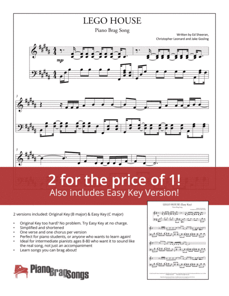 Lego House (arr. Jared Johnson)