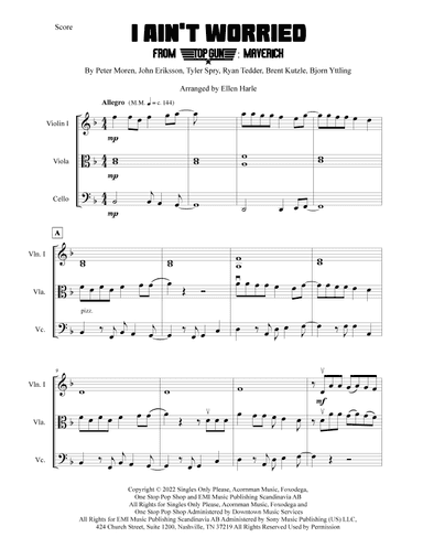 I Ain't Worried (arr. Ellen Harle)