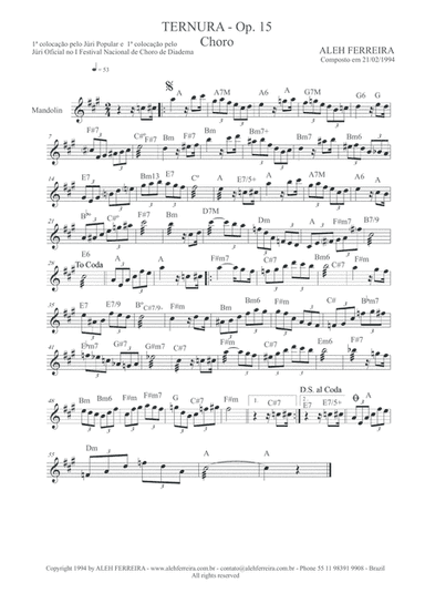 Ternura, Op. 15