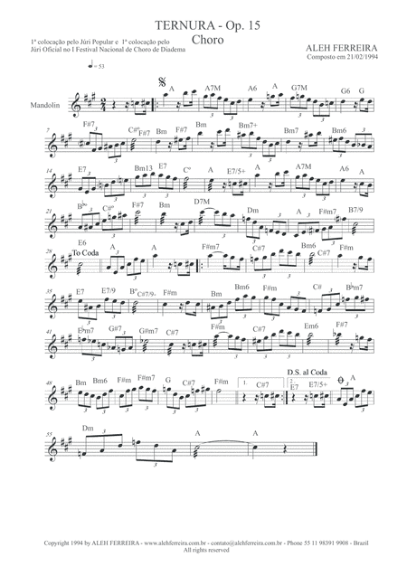 Ternura, Op. 15