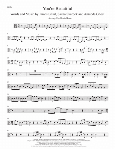 You're Beautiful (arr. Kevin Busse)