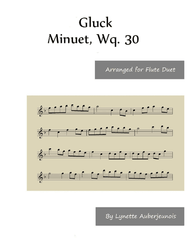 Minuet, Wq. 30 - Flute Duet (arr. Lynette Auberjeunois)
