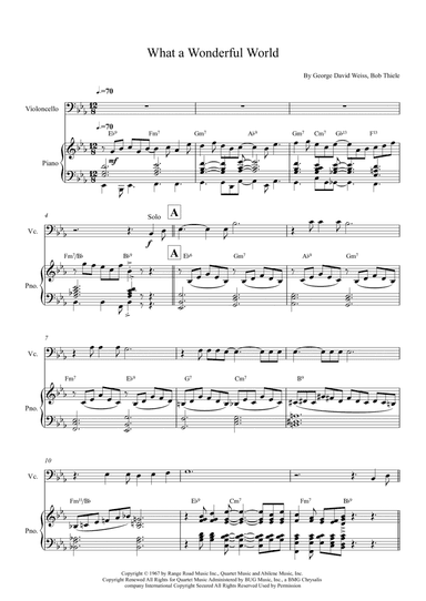 What A Wonderful World (arr. Vinicius Louzada)