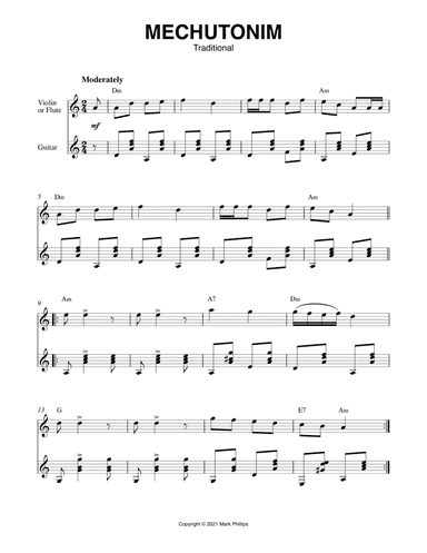 Mechutonim (arr. Mark Phillips)