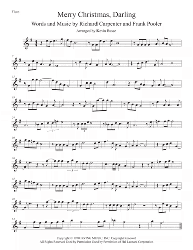 Merry Christmas, Darling (arr. Kevin Busse)