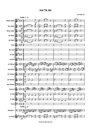 Over The Nab - original work for brass band