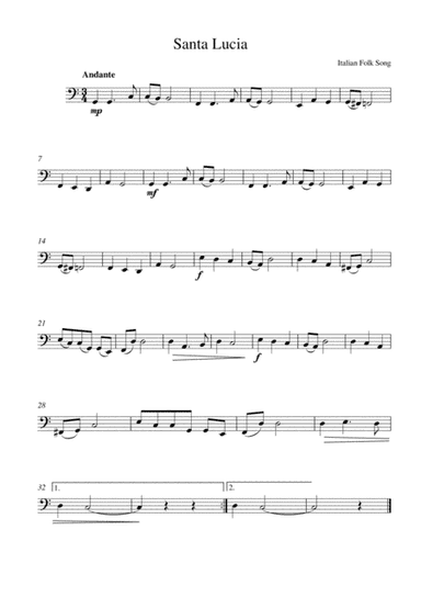 Santa Lucia (arr. Kaiserin Rebecca)