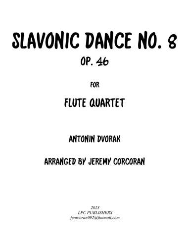 Slavonic Dance Op. 46 No. 8 (arr. Jeremy Corcoran)