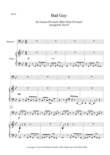 Bad Guy (arr. Seor.N)