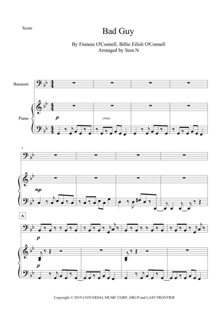 Bad Guy (arr. Seor.N)