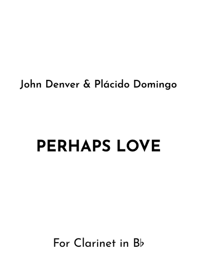 Perhaps Love (arr. Jireh J.)