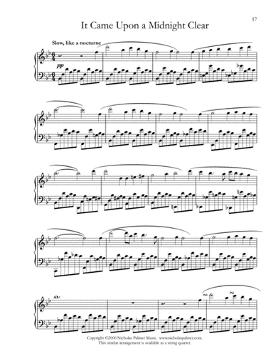 It came upon a midnight clear - a Christmas nocturne (arr. Nicholas Palmer)