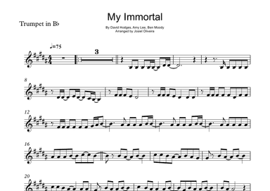 My Immortal (arr. Josiel Oliveira)