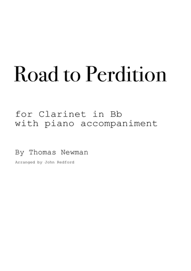 Road To Perdition (arr. John Redford)
