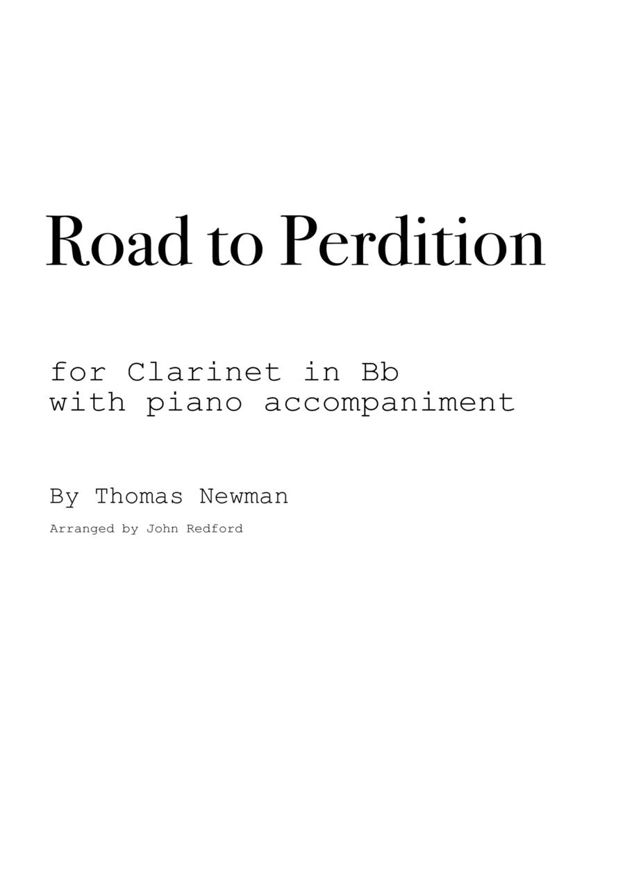 Road To Perdition (arr. John Redford)
