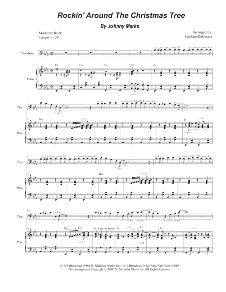 Rockin' Around The Christmas Tree (arr. Stephen DeCesare)