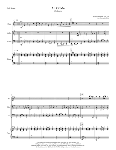 All Of Me (arr. Fernando Britto)