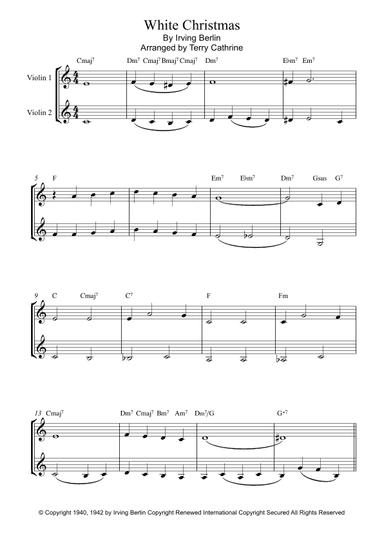 White Christmas (arr. Terry Cathrine)