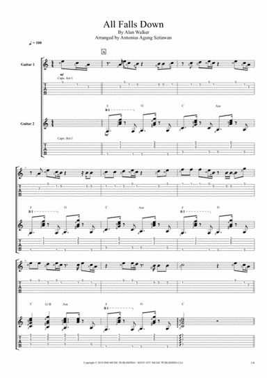 All Falls Down (arr. Antonius Agung Setiawan)