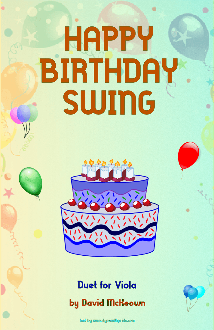 Happy Birthday Swing, for Viola Duet (arr. David McKeown)