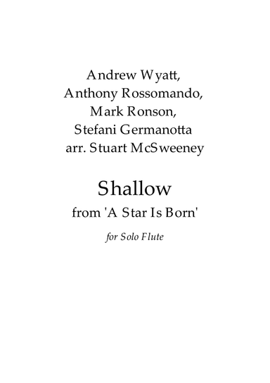 Shallow (arr. Stuart McSweeney)