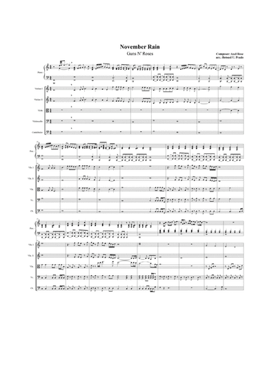 November Rain (arr. Betsuel Uesile Prado)