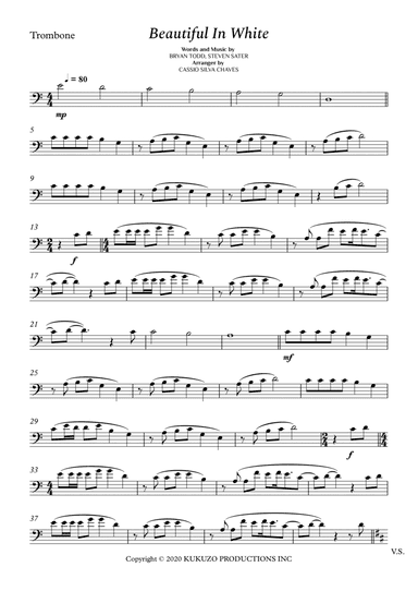 Beautiful In White (arr. Cássio Silva Chaves)