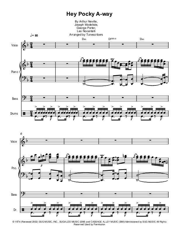 Hey Pocky A-way (arr. Tunescribers)