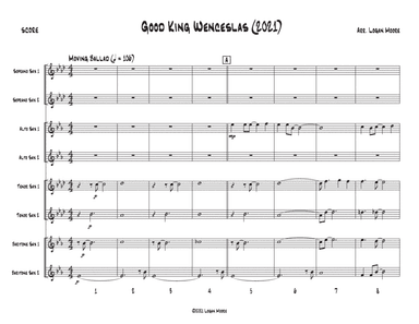 Good King Wenceslas (2021) (arr. Logan Moore)