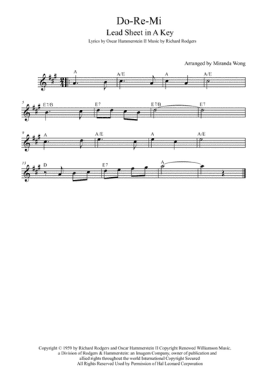 Do-Re-Mi (arr. Miranda Wong)