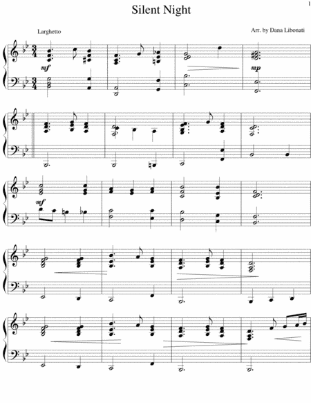 Silent Night (arr. Dana Libonati)