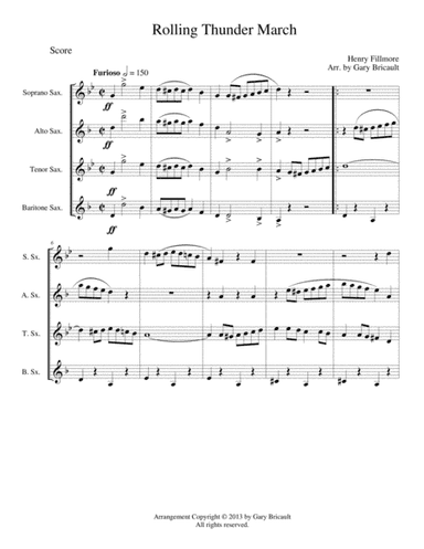 Rolling Thunder (arr. Gary Bricault)