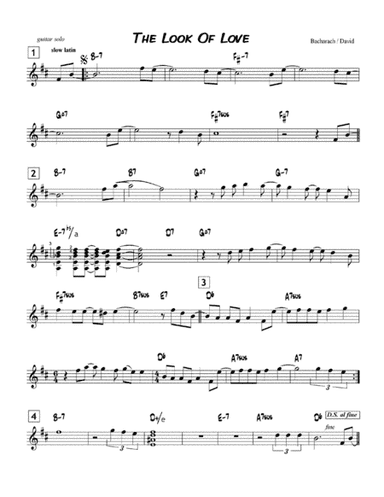 The Look Of Love (arr. Richard Stratton)