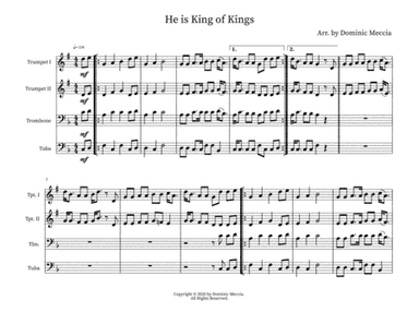 He is King of Kings (arr. Dominic Meccia)