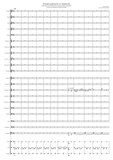 ETERNAMENTE CLÁSSICOS (arr. Instrumentação: Daniel F. Paulo)