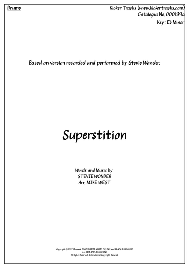 Superstition (arr. Michael Storeton-West)