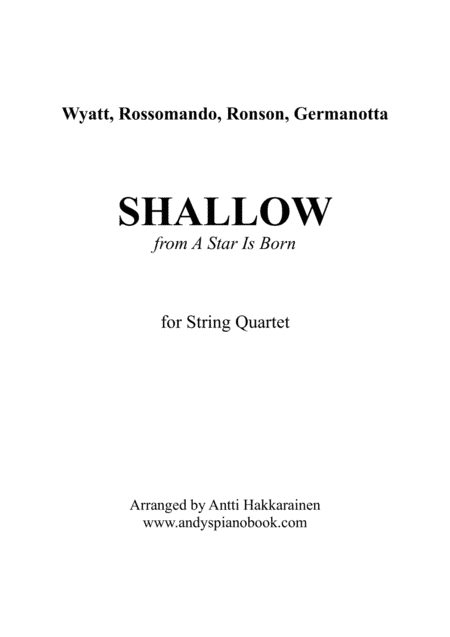 Shallow (arr. Antti Hakkarainen)