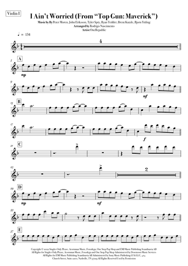I Ain't Worried (arr. Rodrigo Nascimento)