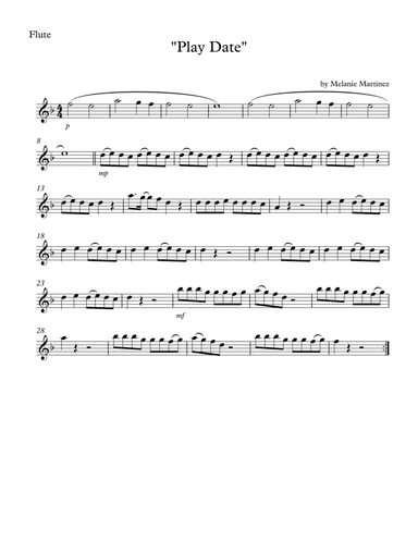 Play Date (arr. SongBird Music)